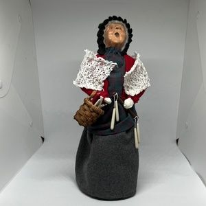 Byers' Choice Candle Seller Lady